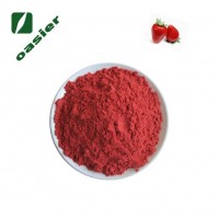 Organic freeze dried strawberry fruit powder